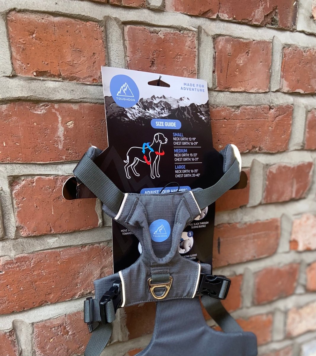 Explorer Harness V2.0 Slate Grey - TOUGHDOG Ltd